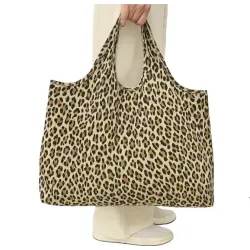 Bolso de mano con estampado floral de gato, bolso de hombro